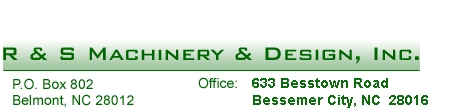 R&S Machinery Design, Inc.